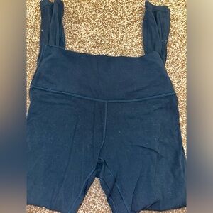 Lululemon navy blue align leggings! Rarely worn!